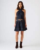 SLOAN DENIM SKIRT INK