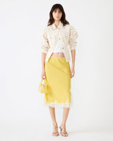 CINTHIA SKIRT GOLDEN LIME